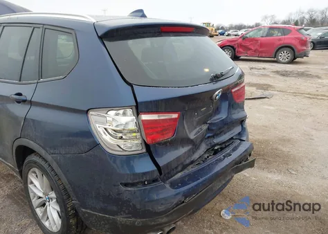 2016 BMW X3 xDrive28I из США, поврежденный, VIN 5UXWX9C54G0D92025